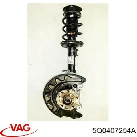 Цапфа - поворотний кулак передній, правий 5Q0407254A VAG