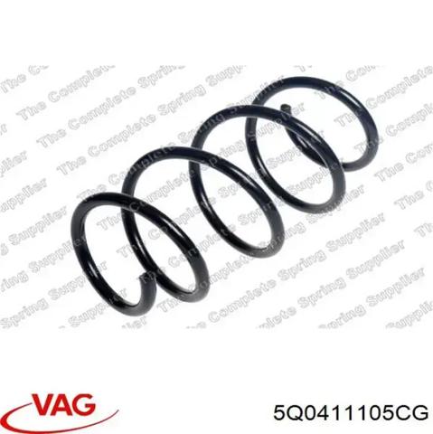 Пружина передня 5Q0411105CG VAG