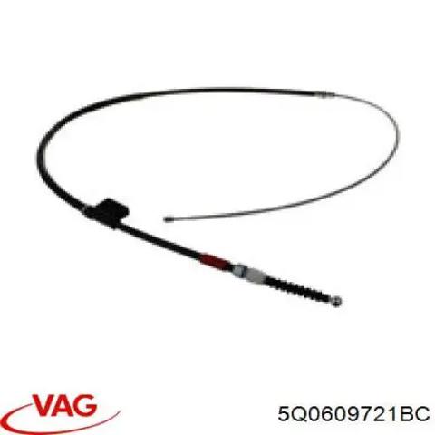 Трос ручного гальма задній, правий/лівий 5Q0609721BC VAG