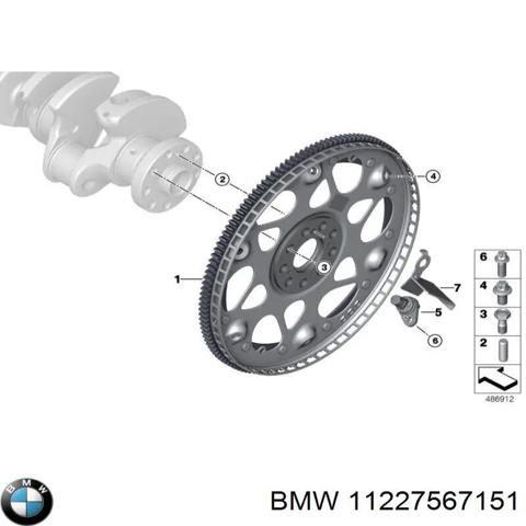 Маховик двигуна 11227567151 BMW