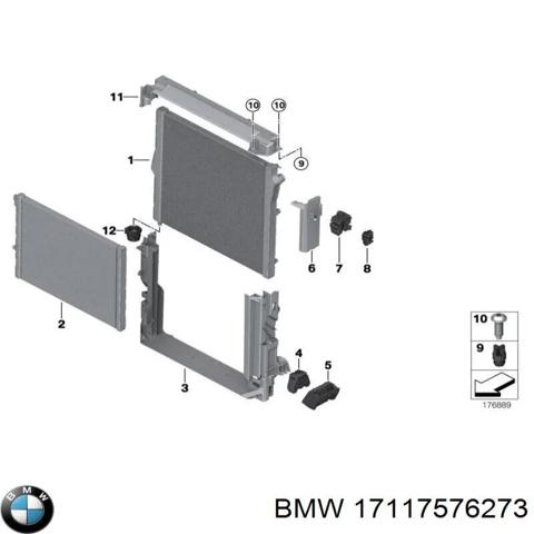 Радіатор основний 17117576273 BMW