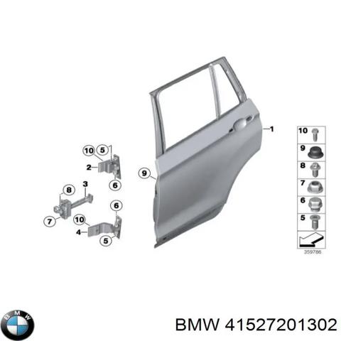 Дверний шарнір задній правий 41527201302 BMW