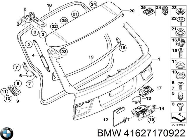 Петля багажника 41627170922 BMW