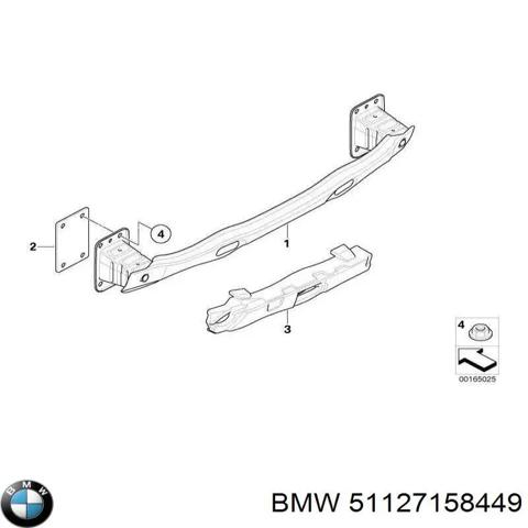 Швелер бампера 51127158449 BMW