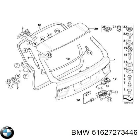 Антикрило на багажник 51627273446 BMW