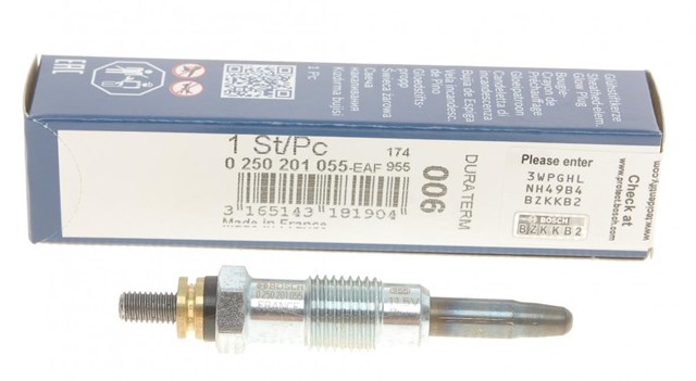 Свічка накалу 0250201055 BOSCH