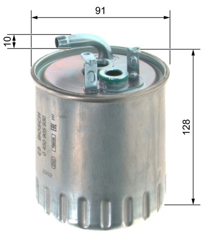 Фільтр тонкого очищення палива 0450905930 BOSCH