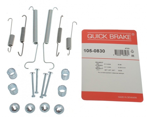 Монтажний комплект задніх барабанних колодок 1050830 QUICK BRAKE