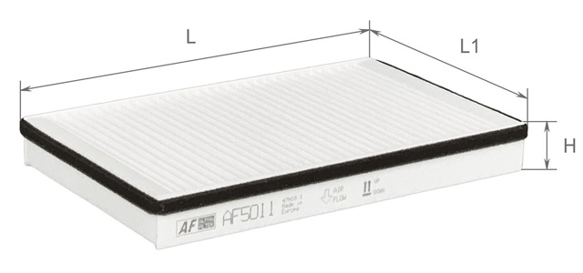 Фільтр салону AF5011 ALPHA FILTER