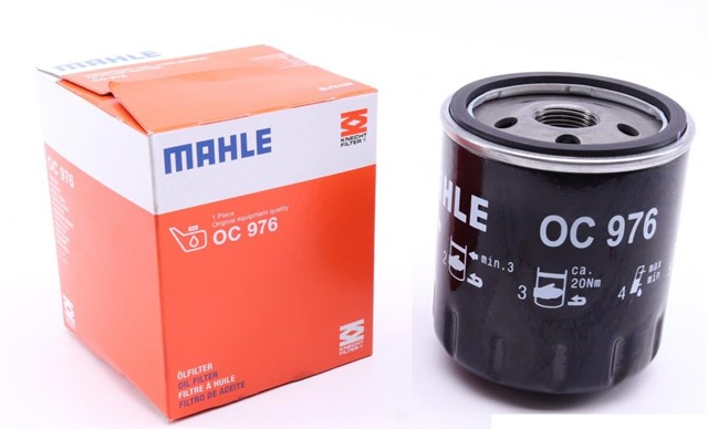 Масляний фільтр двигуна OC976 MAHLE