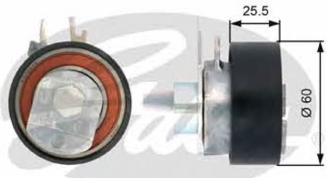 Ролик натяжителя газорозподільного ременя T43149 GATES