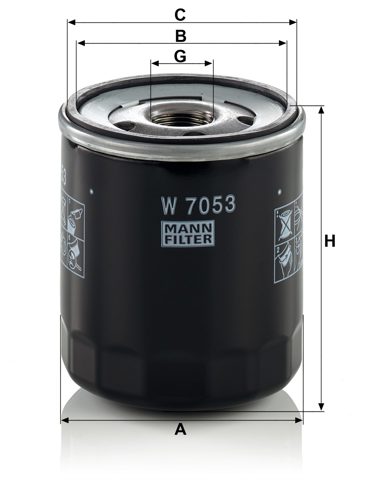 Фільтр масляний W7053 MANN