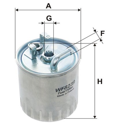 Фільтр палива WF8239 WIX