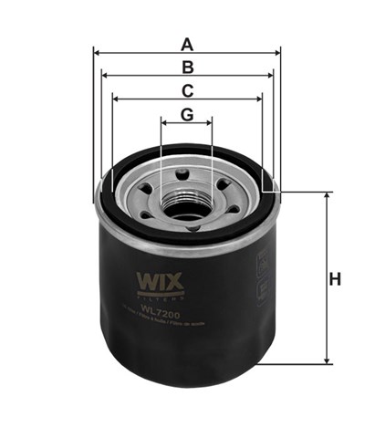 Маслофільтр WL7200 WIX