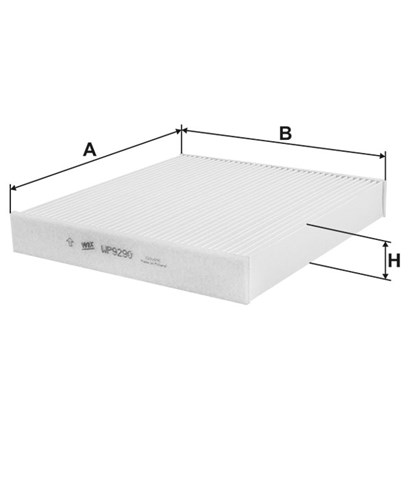 Фільтр повітряний обігрівача WP9290 WIX