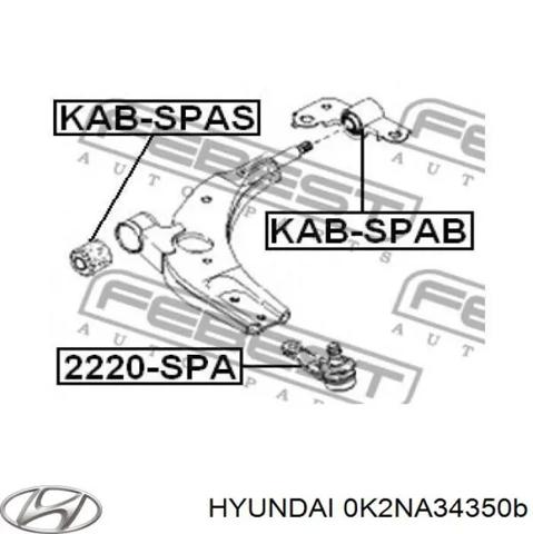 Ходова 0K2NA34350B HYUNDAI