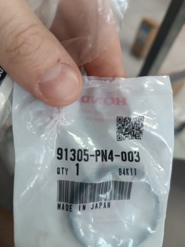 Кільце ущільнювача фільтра АКПП 91305PN4003 HONDA