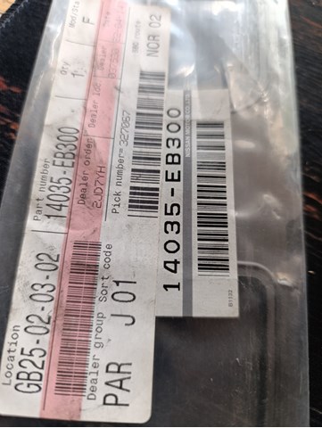 Прокладка колектору впуск 14035EB300 NISSAN