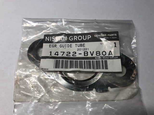 Прокладка EGR-клапана рециркуляції 14722BV80A NISSAN
