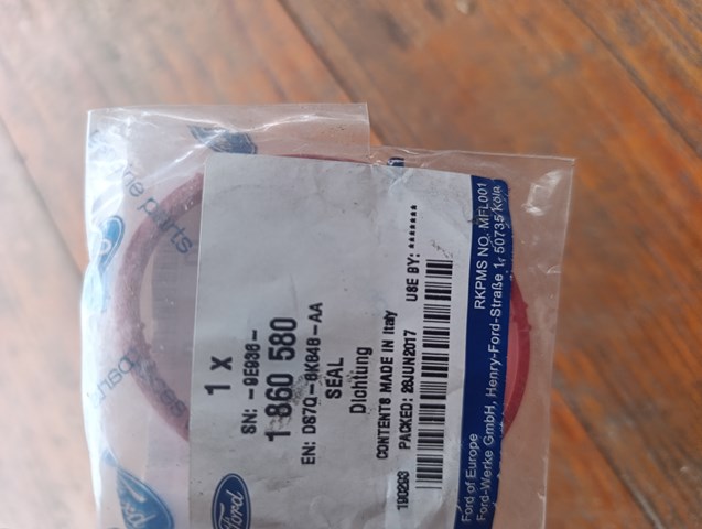 Прокладка EGR-клапана рециркуляції 1860580 FORD