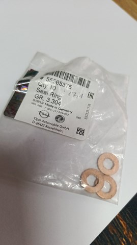 Ущільнююче кільце форсунок інжектора 55565375 GM