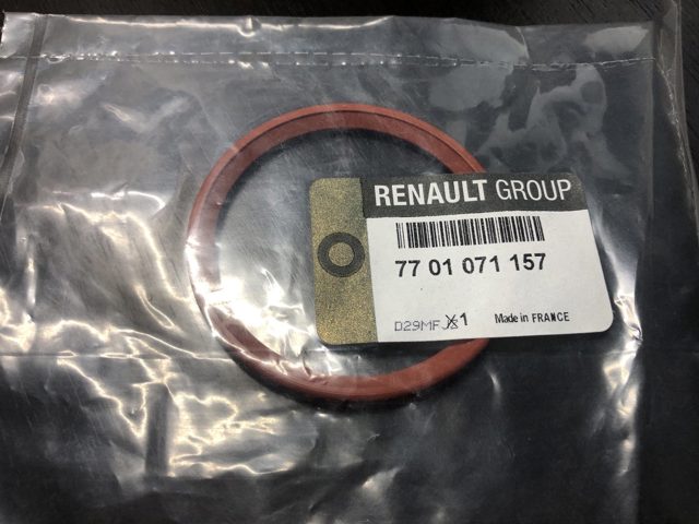 Кільце патрубка турбіни, повітря, що нагнітається 7701071157 RENAULT