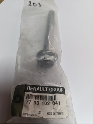 Болт переднього важеля, нижнього 7703102041 RENAULT