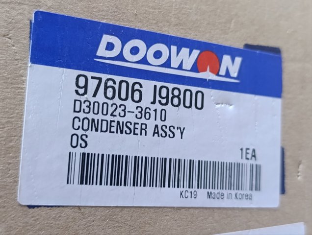 Радіатор системи охолодження кондиціонера 97606J9800 HYUNDAI
