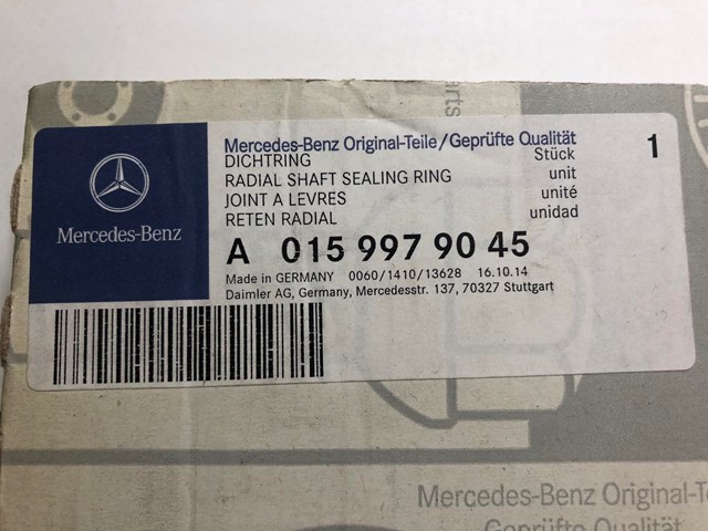 Кільце маточини A0159979045 MERCEDES
