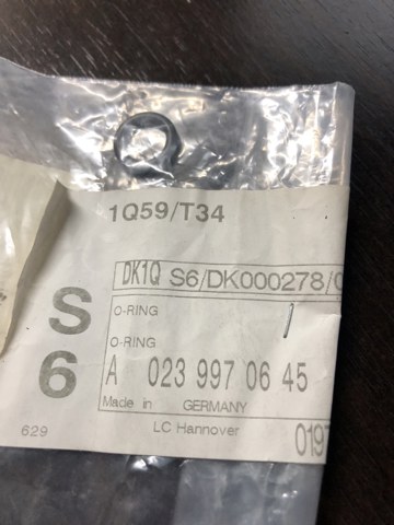 Прокладка (кільце) шланга охолодження турбіни, подачі A0239970645 MERCEDES