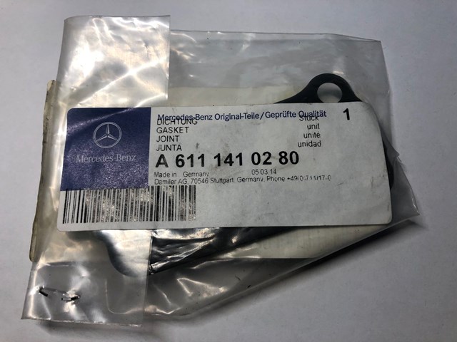 Прокладка патрубка EGR до голівки блока (ГБЦ) A6111410280 MERCEDES