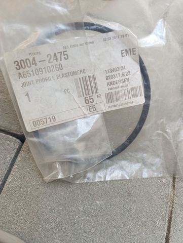 Прокладка впускного колектора, верхня A6510910260 MERCEDES