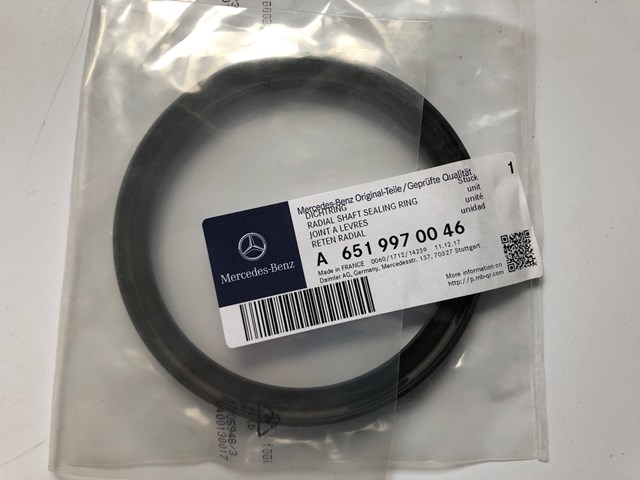 Сальник коленвала корінний A6519970046 MERCEDES