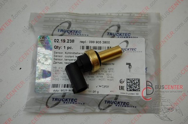 Термодатчик охолоджуючої рідини 0219238 TRUCKTEC