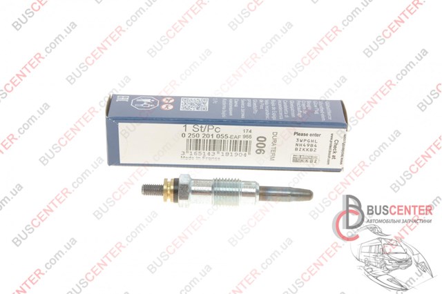 Свічки розжарювання 0250201055 BOSCH