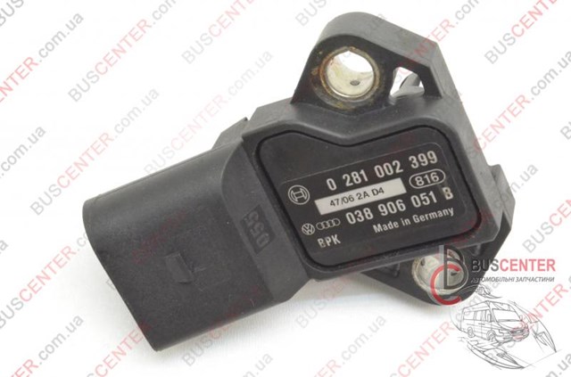 Датчик тиску наддуву турбіни 0281002399 BOSCH