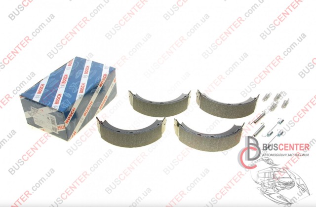 Гальмівні колодки гальма стоянки 0986487611 BOSCH