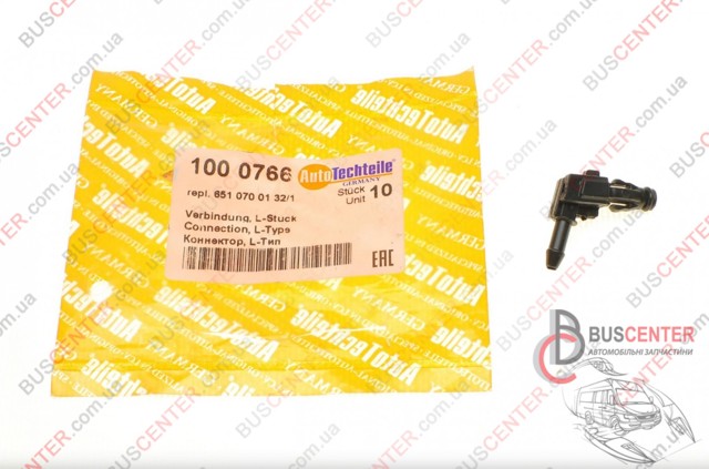 Трубка паливна, зворотня від форсунок 1000766 AUTOTECHTEILE