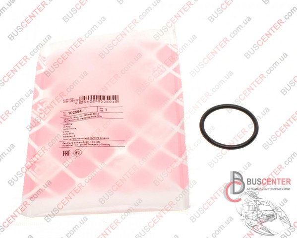 Ущільнююче кільце патрубка радіатора 102594 FEBI