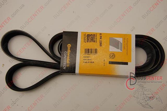 Ремінь приводний, агрегатів 6PK2260 CONTINENTAL