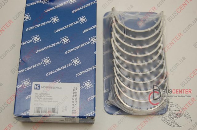 Вкладиші коленвала, корінні, комплект, 1-й ремонт (+0,25) 77518610 KOLBENSCHMIDT