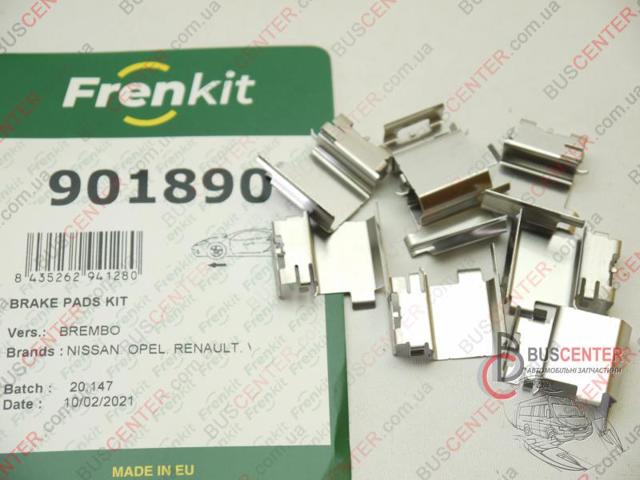 Комплект пружинок кріплення дискових колодок, задніх 901890 FRENKIT