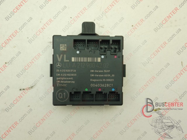 Блок комфорту передніх дверей A2129004202 MERCEDES