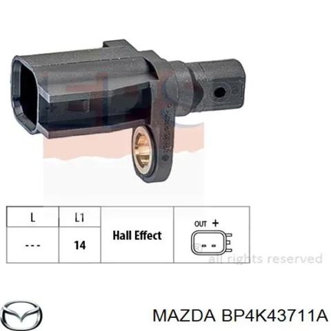 Датчик АБС (ABS) задній BP4K43711A MAZDA
