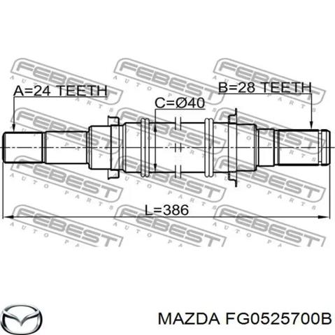 Промвал FG0525700B MAZDA