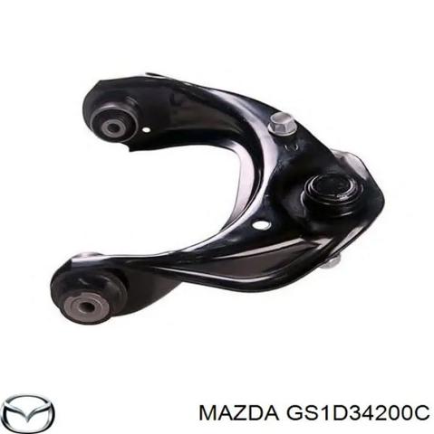 Важіль передньої підвіски верхній, правий GS1D34200C MAZDA