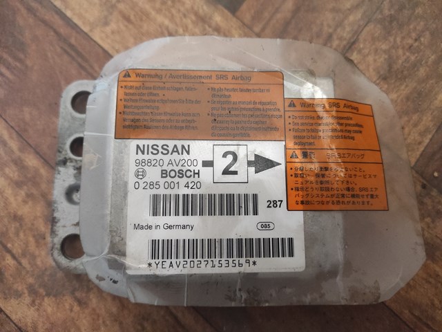 Модуль-процесор керування подушки безпеки 98820AV200 NISSAN