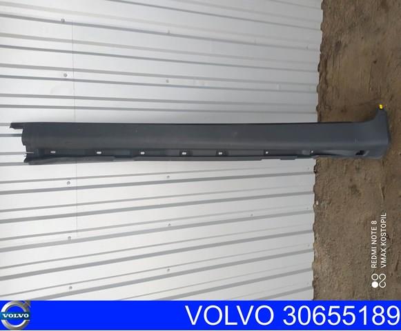 Накладка зовнішня (молдинг) порога, лівий 30655189 VOLVO