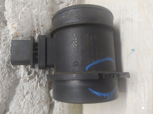 Датчик потоку (витрати) повітря, витратомір MAF - (Mass Airflow) 31312734 VOLVO