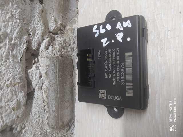 Блок комфорту задніх дверей 31343873 VOLVO